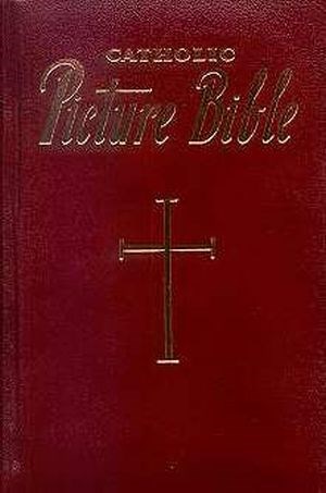 NEW CATHOLIC PICTURE BIBLE-BURGUNDY HARDCOVER