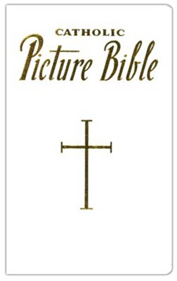NEW CATHOLIC PICTURE BIBLE-WHITE BONDED LEATHER