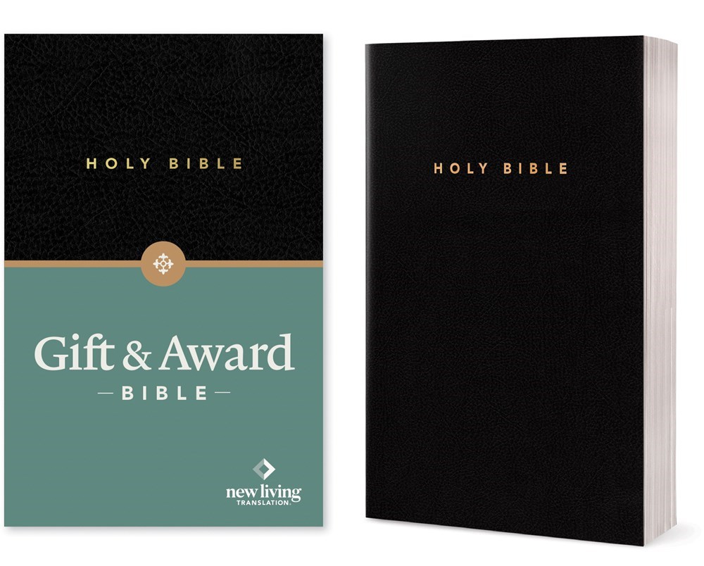 NLT GIFT & AWARD BIBLE-BLACK IMITATION LEATHER