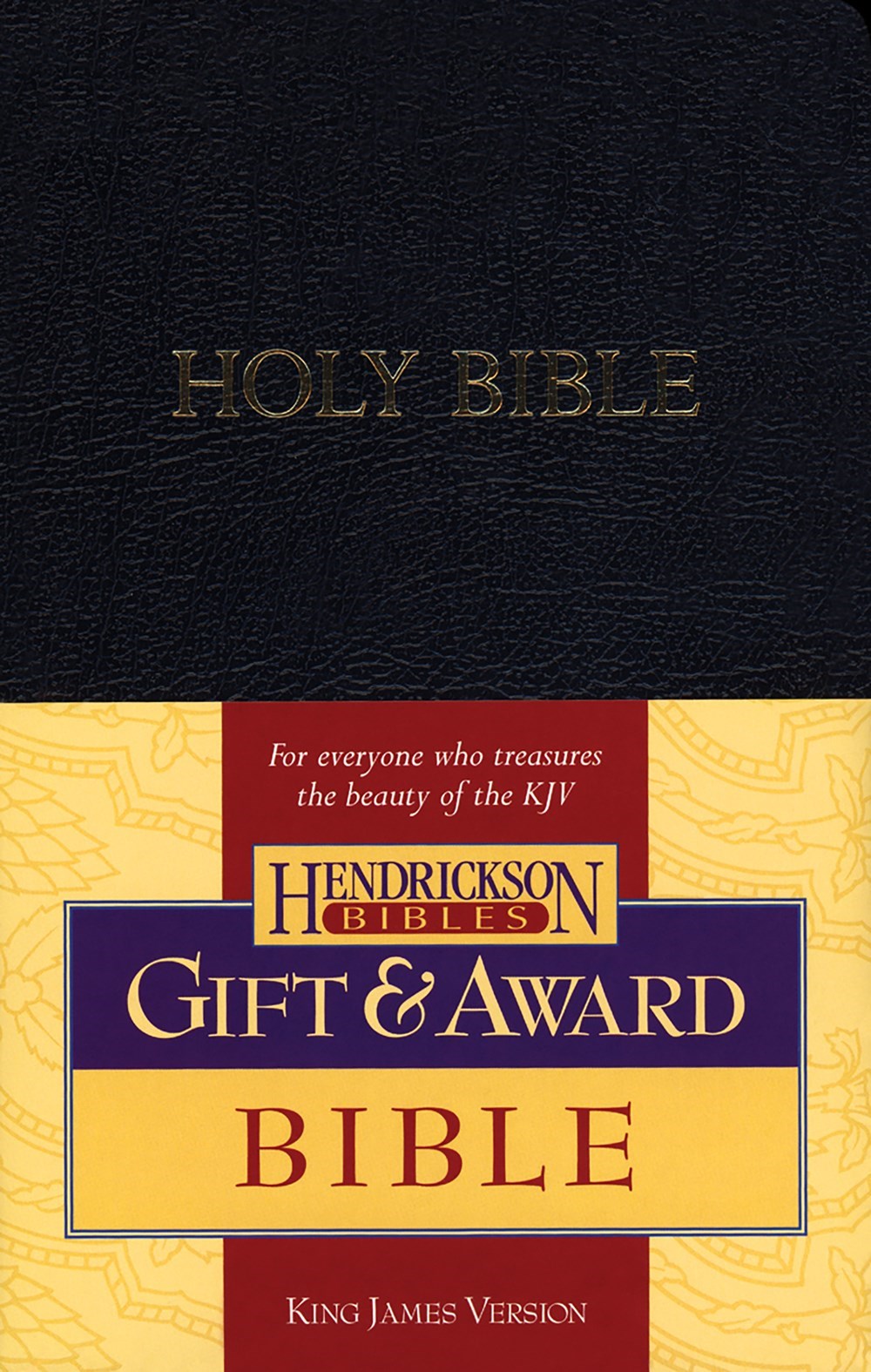 KJV GIFT AND AWARD BIBLE-BLACK FLEXISOFT