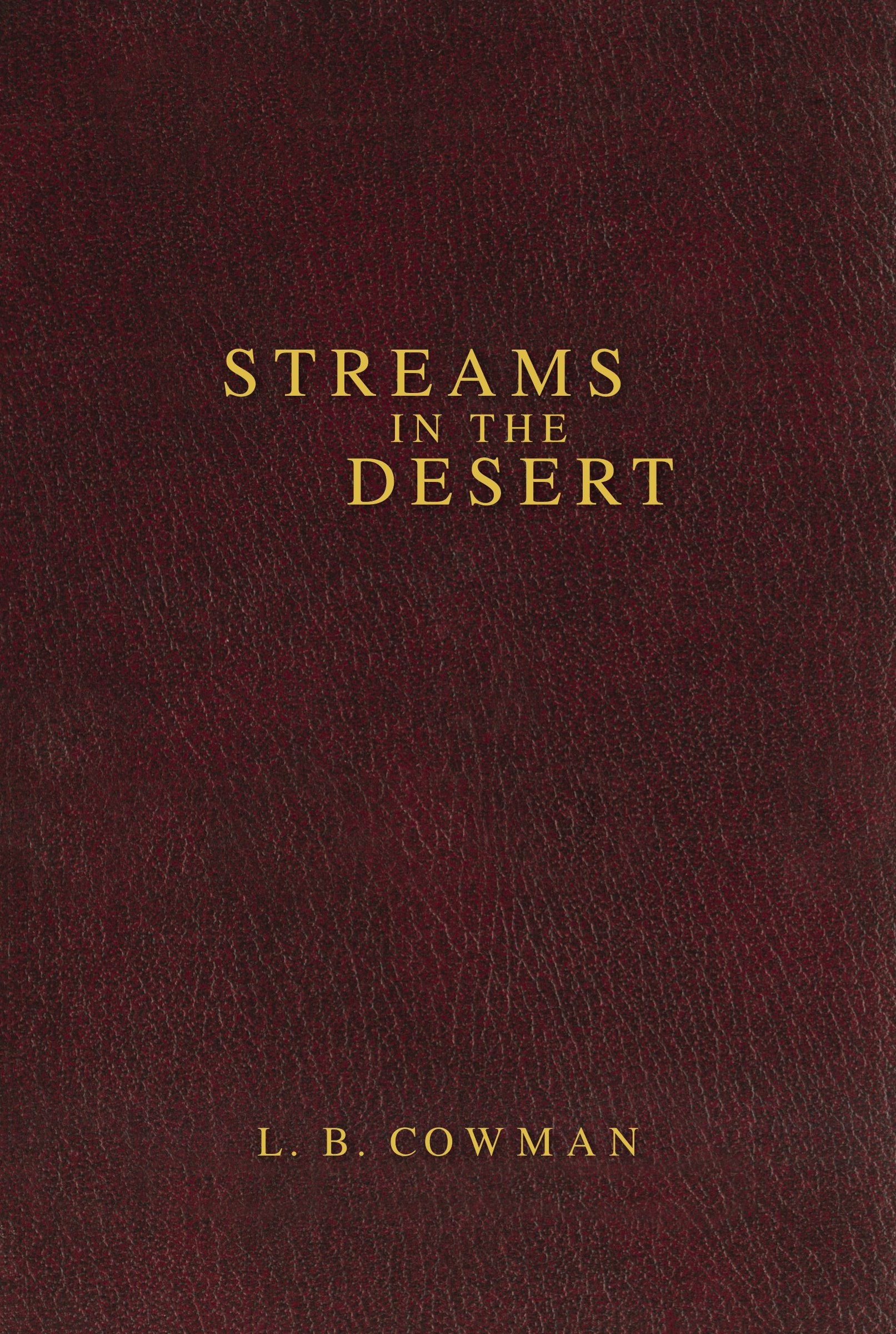 STREAMS IN THE DESERT-HARDCOVER