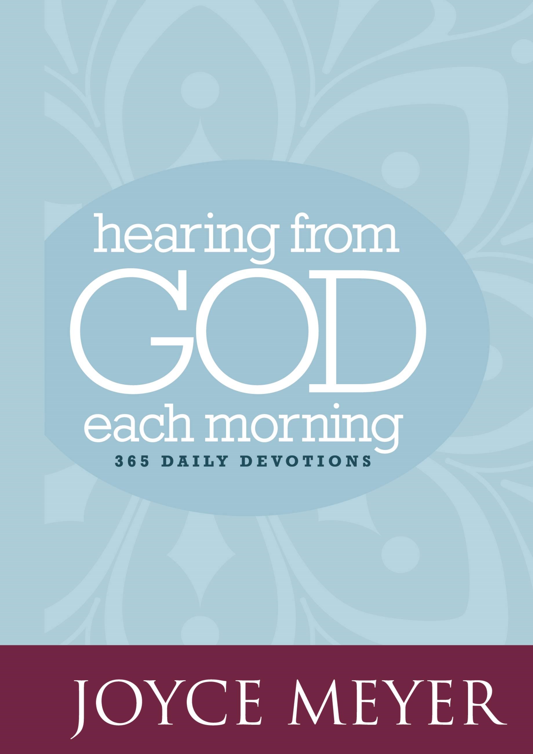 HEARING FROM GOD EACH MORNING