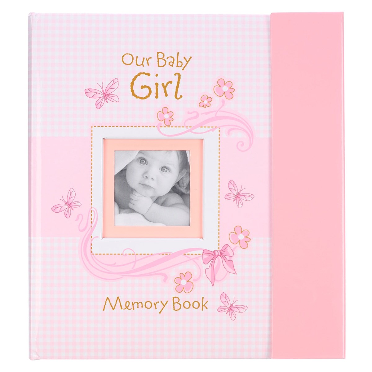 BABY BOOK-OUR BABY GIRL MEMORY BOOK-PINK W/GIFT BOX