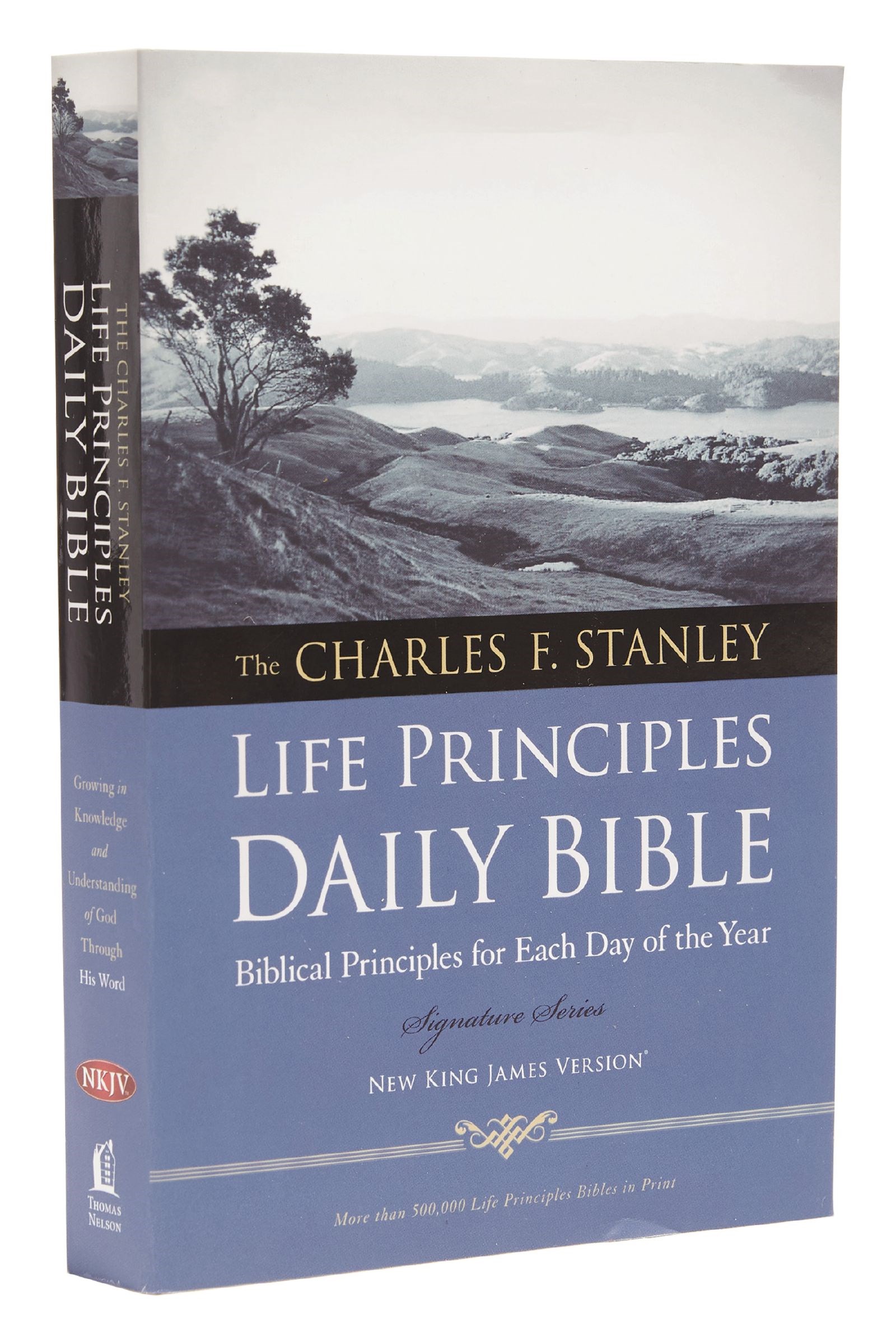 NKJV CHARLES STANLEY LIFE PRINCIPLES DAILY BIBLE-SOFTCOVER