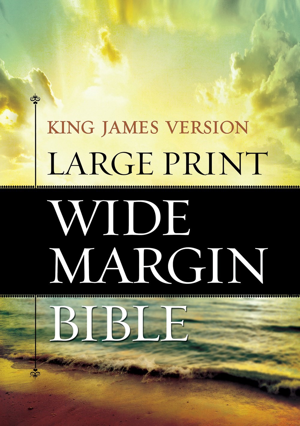 KJV LARGE PRINT WIDE MARGIN BIBLE-HARDCOVER
