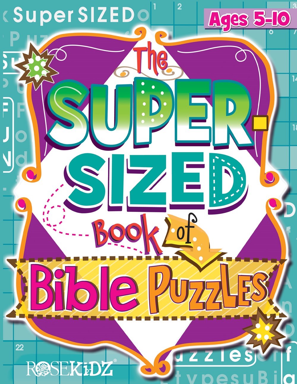 THE SUPER-SIZED BOOK OF BIBLE PUZZLES (AGES 5-10)