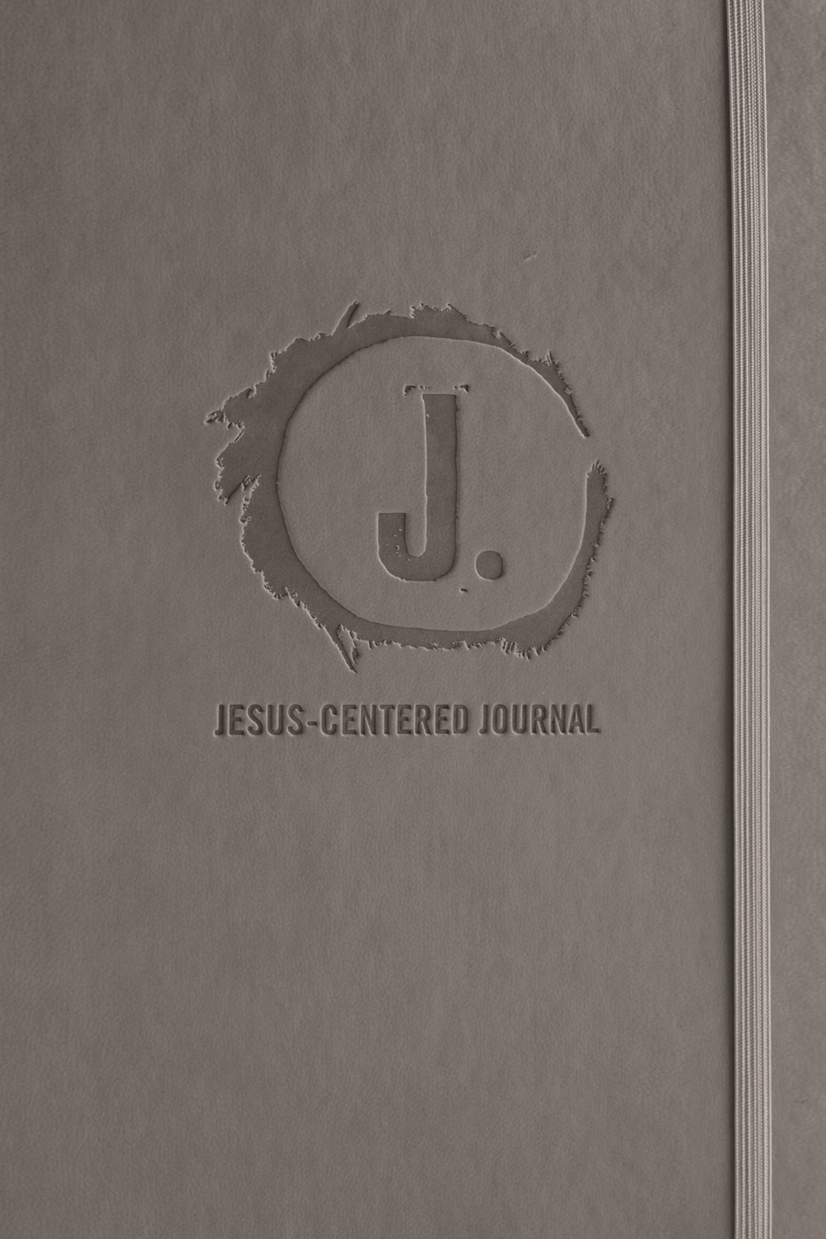 NLT JESUS-CENTERED JOURNAL-CHARCOAL IMITATION LEATHER 