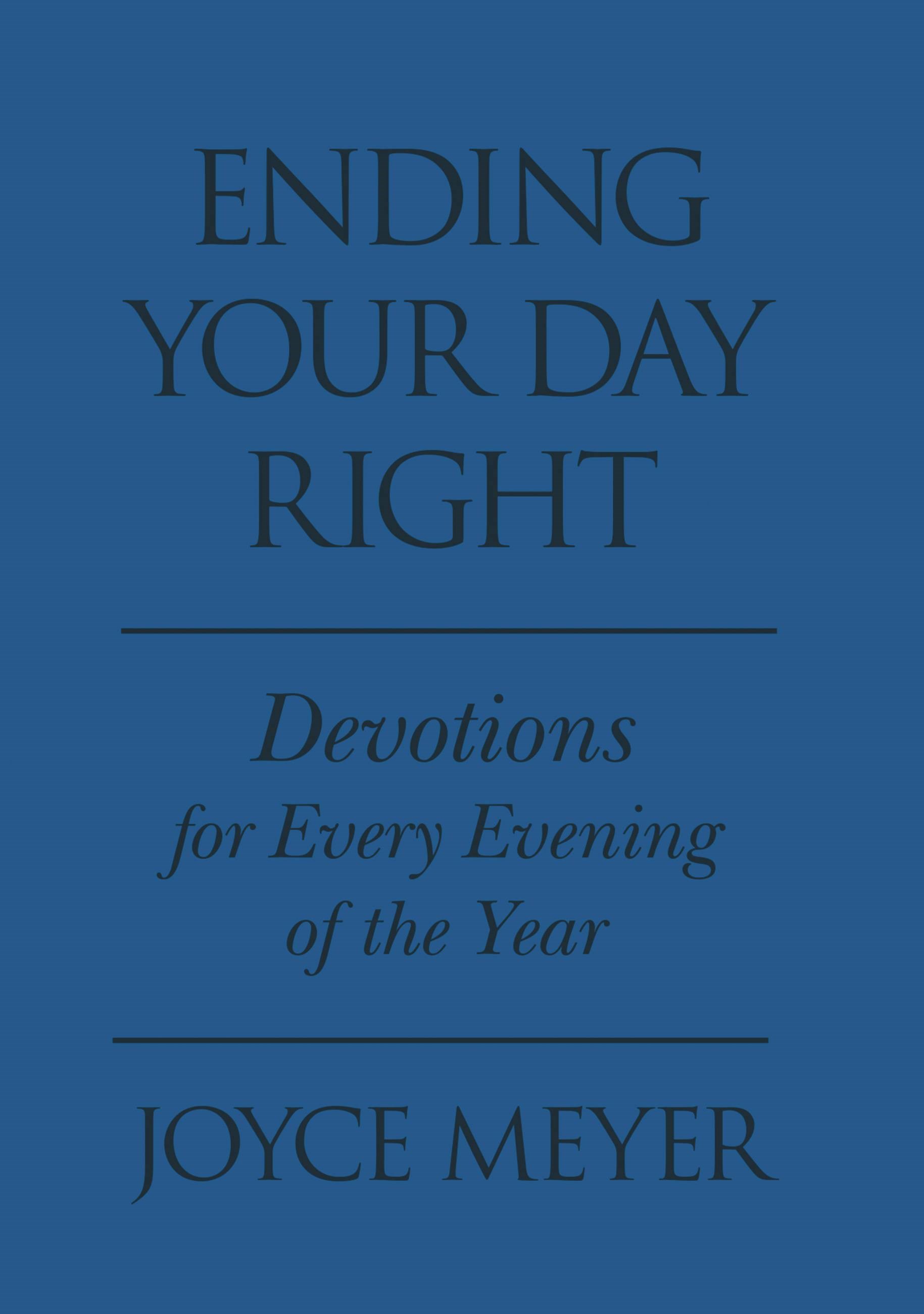 ENDING YOUR DAY RIGHT-BLUE EUROLUXE IMITATION LEATHER