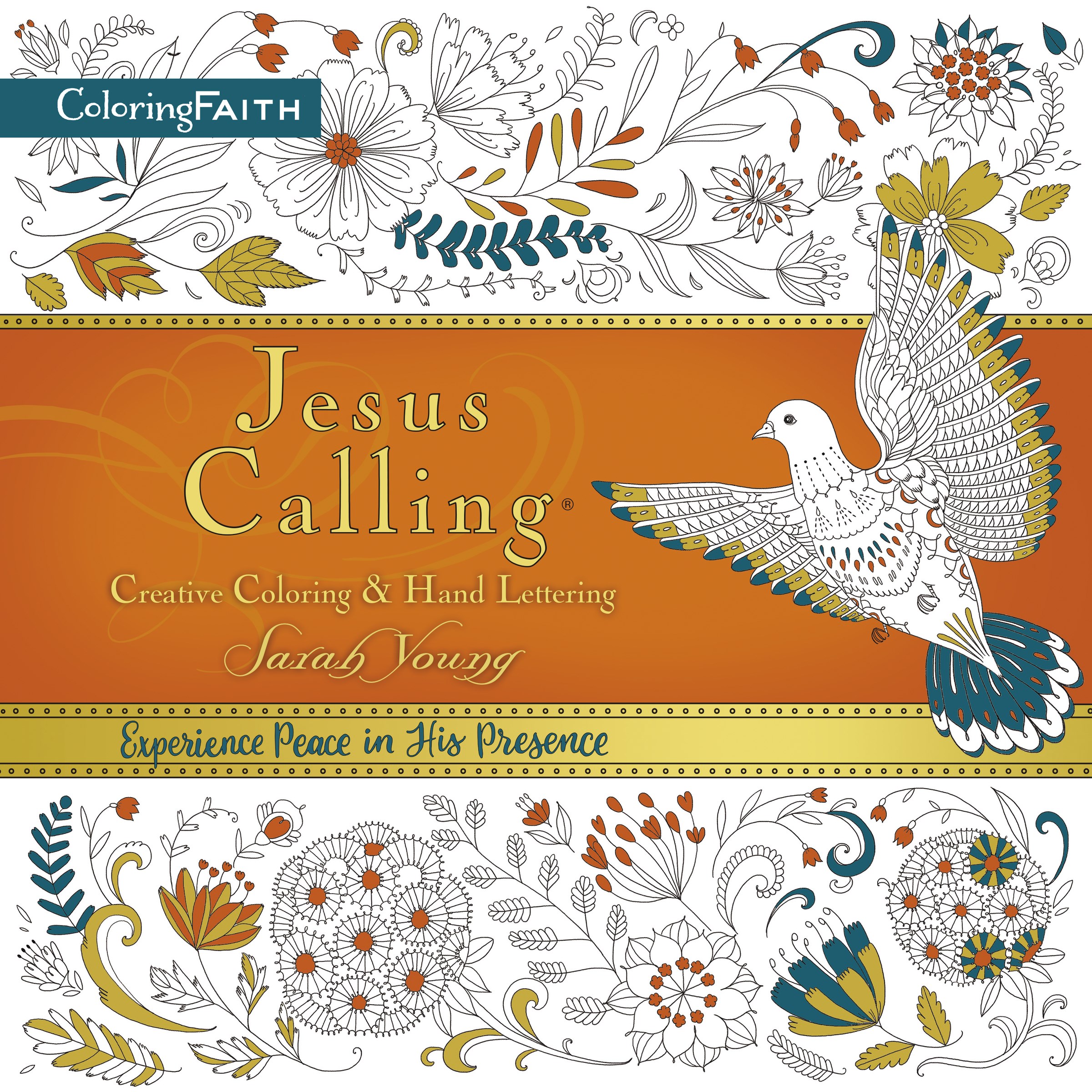 JESUS CALLING CREATIVE COLORING AND HAND LETTERING (COLORING FAITH)