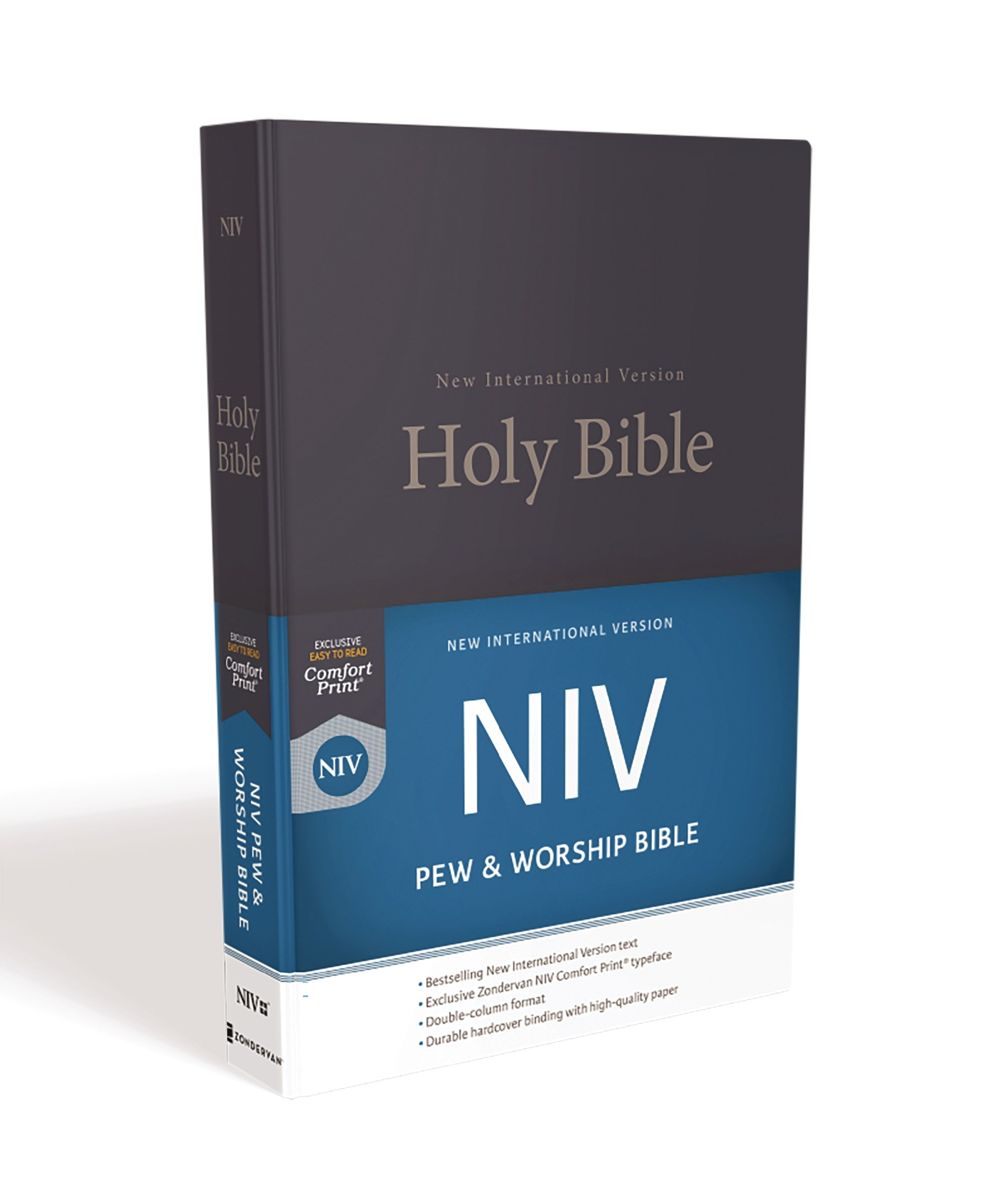 NIV PEW AND WORSHIP BIBLE-BLUE HARDCOVER 