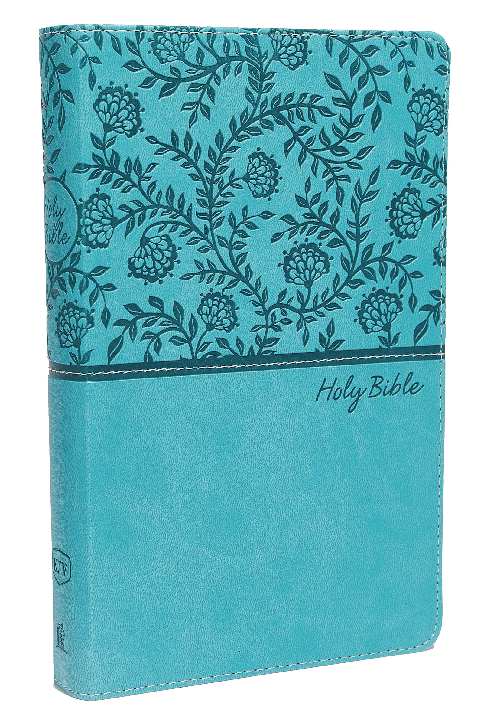 KJV DELUXE GIFT BIBLE (COMFORT PRINT)-TURQUOISE LEATHERSOFT