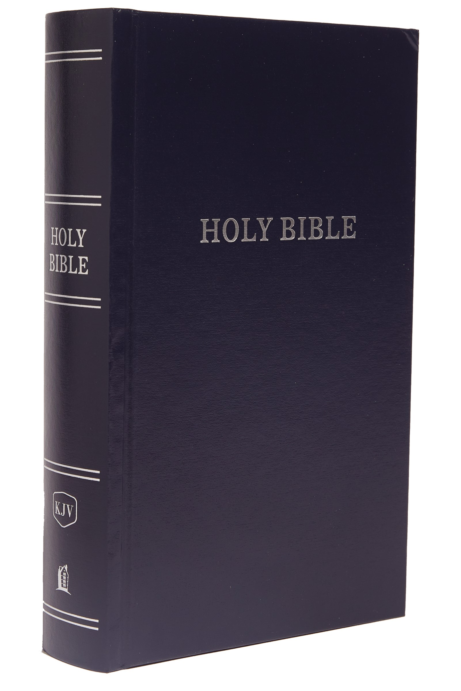 KJV LARGE PRINT PEW BIBLE (COMFORT PRINT)-NAVY BLUE HARDCOVER