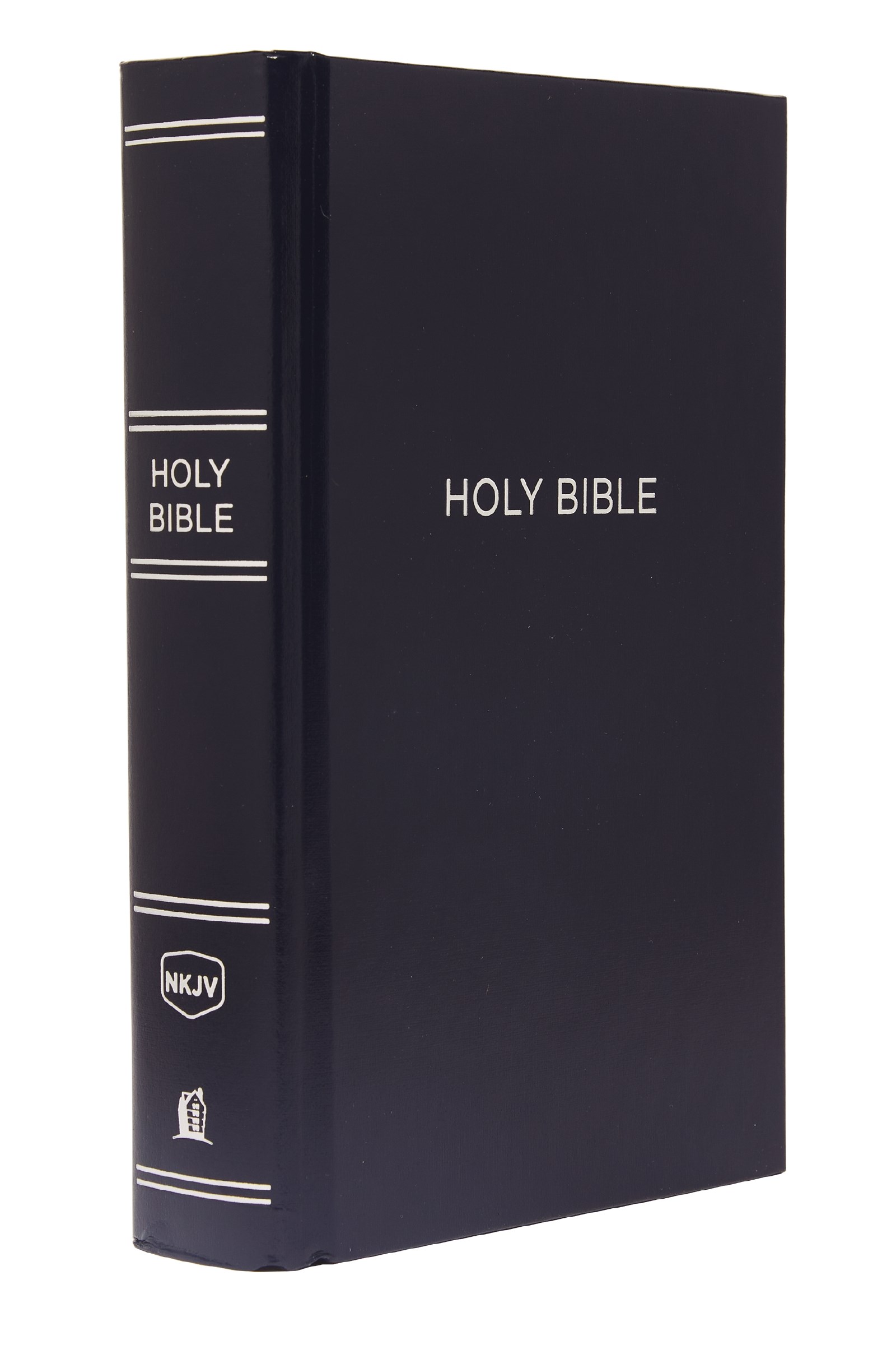 NKJV LARGE PRINT PEW BIBLE-NAVY HARDCOVER