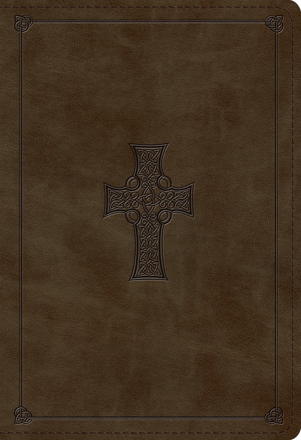 ESV STUDENT STUDY BIBLE-OLIVE CELTIC CROSS DESIGN TRUTONE