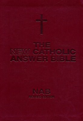 NABRE NEW CATHOLIC ANSWER BIBLE LIBROSARIO EDITION-BURGUNDY IMITATION LEATHER