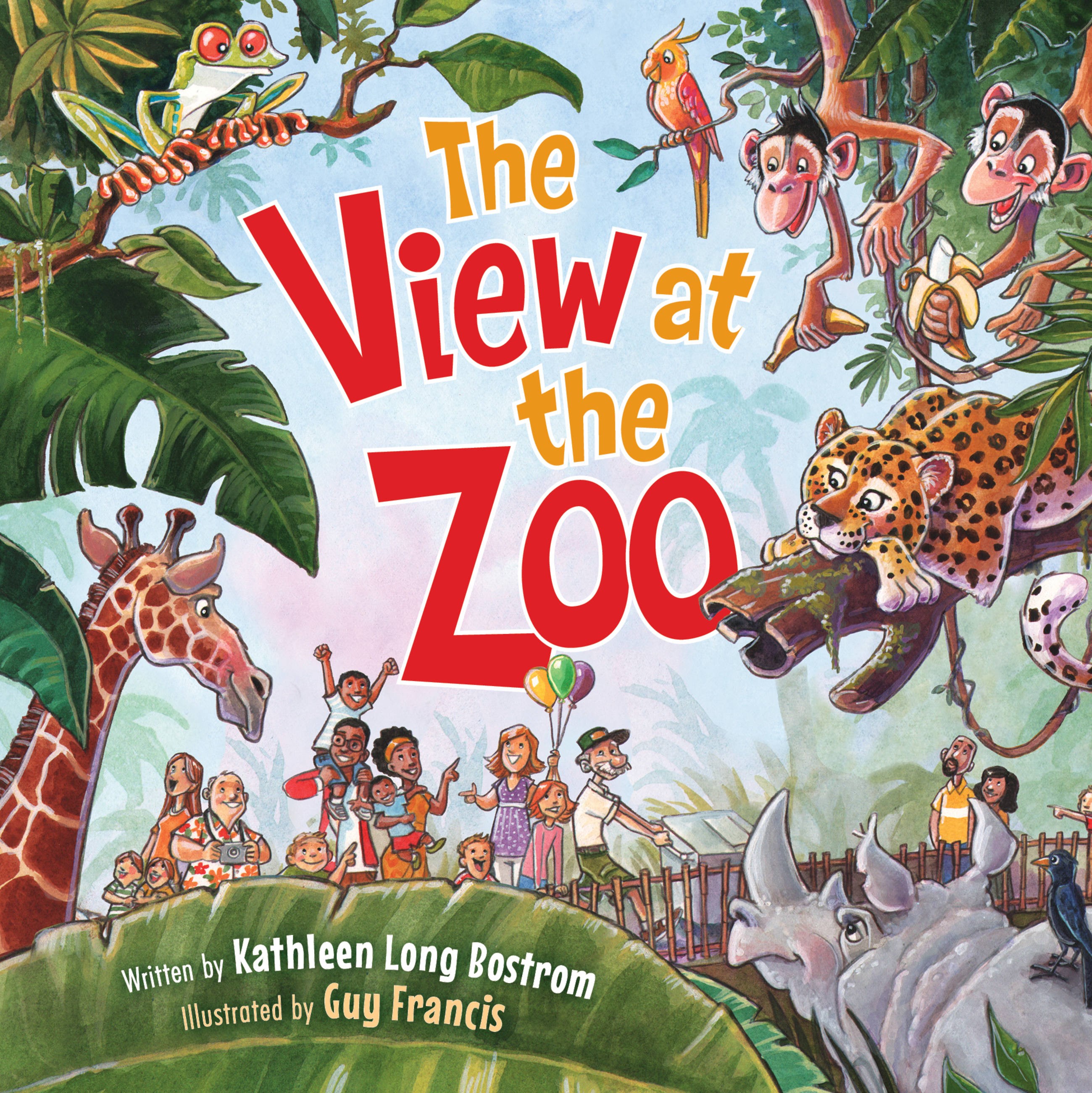 THE VIEW AT THE ZOO-BOARD BOOK