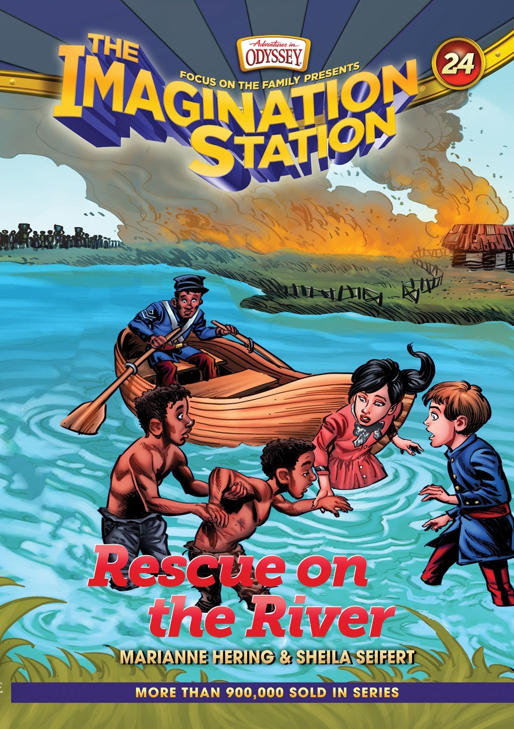 RESCUE ON THE RIVER (ADVENTURES IN ODYSSEY THE IMAGINATION STATION #24)-HARDCOVER