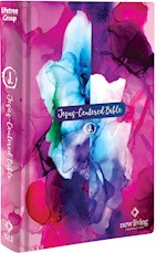 NLT JESUS-CENTERED BIBLE-WATERCOLOR HARDCOVER