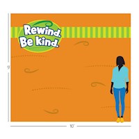 TEAM FAMILY-REWIND. BE KIND. PHOTO-OP FABRIC BACKDROP (10' X 9')