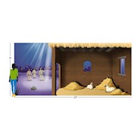 TEAM FAMILY-NATIVITY INSTA-THEME FABRIC BACKDROP (20' X 9')