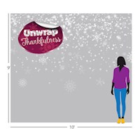 TEAM FAMILY-UNWRAP THANKFULLNESS PHOTO-OP FABRIC BACKDROP (10' X 9')