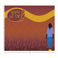 TEAM FAMILY-YOU'VE GOT THIS! PHOTO-OP FABRIC BACKDROP (10' X 9')