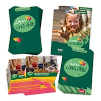 TEAM FAMILY-POWERPAK-LOVE LIVES HERE (PACK OF 10)