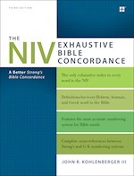 NIV EXHAUSTIVE BIBLE CONCORDANCE (THIRD EDITION)