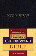 KJV GIFT AND AWARD BIBLE-BLACK FLEXISOFT