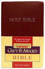 KJV GIFT AND AWARD BIBLE-BURGUNDY FLEXISOFT