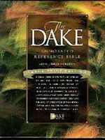 KJV DAKE REFERENCE BIBLE/LARGE PRINT-BLACK BONDED LEATHER