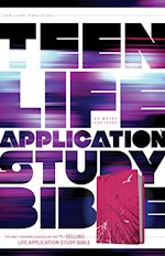NLT TEEN LIFE APPLICATION STUDY BIBLE-PINK FIELDS LEATHERLIKE