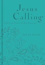 JESUS CALLING (DELUXE EDITION)-TEAL LEATHERSOFT