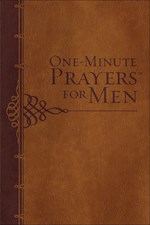 ONE-MINUTE PRAYERS FOR MEN (GIFT EDITION)-BROWN MILANO SOFTONE