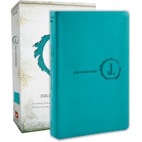 NLT JESUS-CENTERED BIBLE-TURQUOISE IMITATION LEATHER (SECOND EDITION)