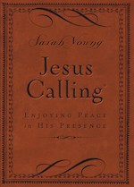 JESUS CALLING (DELUXE EDITION)-BROWN LEATHERSOFT 