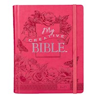 KJV MY CREATIVE BIBLE-BRIGHT PINK FAUX LEATHER HARDCOVER