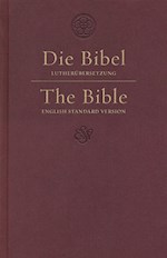 ESV GERMAN/ENGLISH PARALLEL BIBLE-DARK RED HARDCOVER 