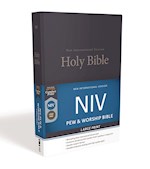 NIV PEW AND WORSHIP BIBLE/LARGE PRINT-BLUE HARDCOVER 
