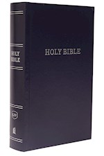 KJV LARGE PRINT PEW BIBLE (COMFORT PRINT)-NAVY BLUE HARDCOVER