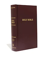 KJV LARGE PRINT PEW BIBLE (COMFORT PRINT)-BURGUNDY HARDCOVER