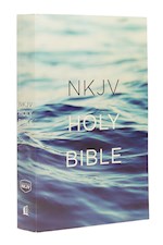 NKJV VALUE OUTREACH BIBLE-BLUE SCENIC SOFTCOVER