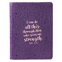 JOURNAL-POSITIVELY PURPLE/I CAN DO ALL THIS-CLASSIC LUXLEATHER