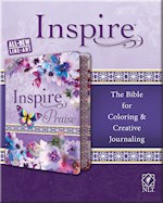 NLT INSPIRE PRAISE BIBLE-PURPLE GARDEN LEATHERLIKE