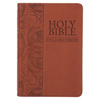 KJV POCKET BIBLE-TAN FAUX LEATHER