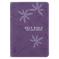 KJV COMPACT BIBLE-PURPLE FAUX LEATHER