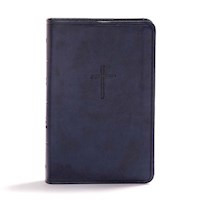 CSB COMPACT BIBLE (VALUE EDITION)-NAVY LEATHERTOUCH