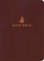 RVR 1960 BIBLIA COMPACTA LETRA GRANDE (LARGE PRINT COMPACT BIBLE)-BROWN BONDED LEATHER INDEXED