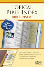TOPICAL BIBLE INDEX INSERT