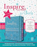 NLT INSPIRE BIBLE FOR GIRLS-METALLIC BLUE HARDCOVER